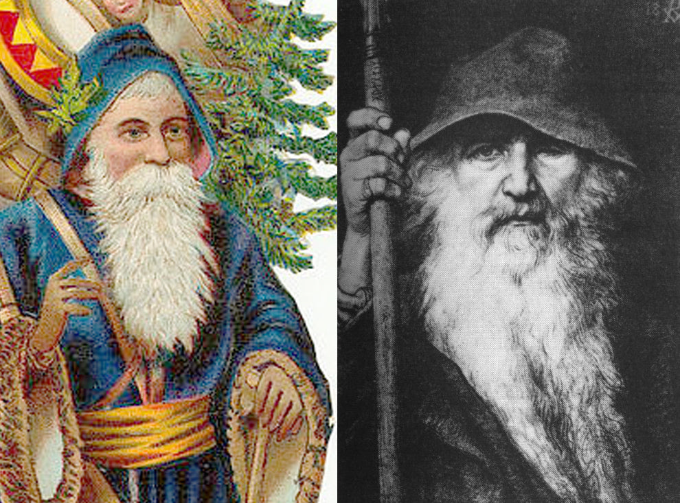 Is Santa actually based on Odin?