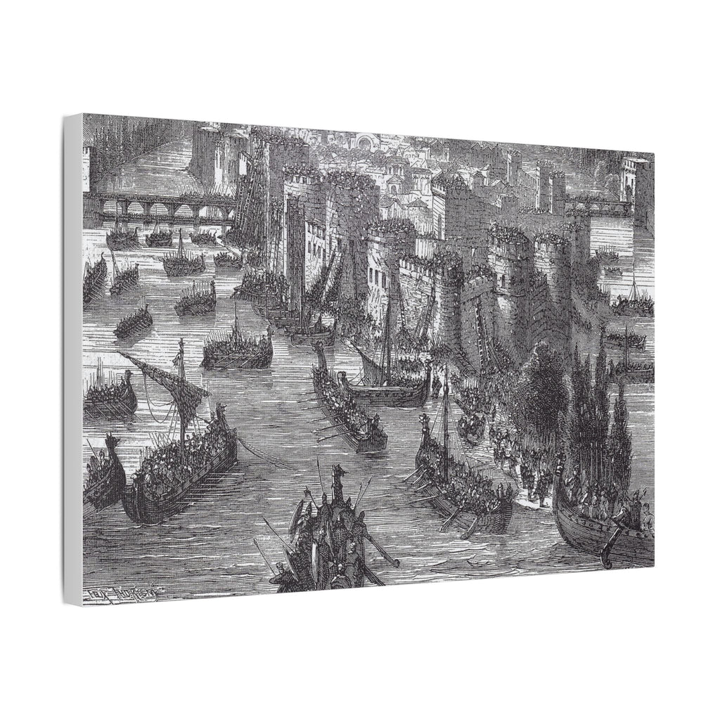 Viking Siege of Paris - Canvas Art