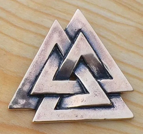 Bronze Valknut Pendant