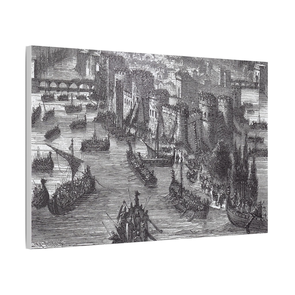 Viking Siege of Paris - Canvas Art