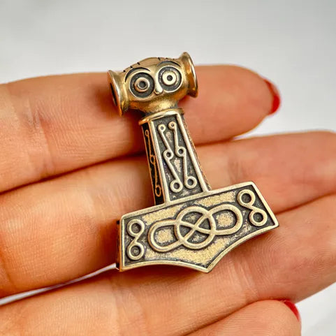 2-Sided Bronze Mjolnir