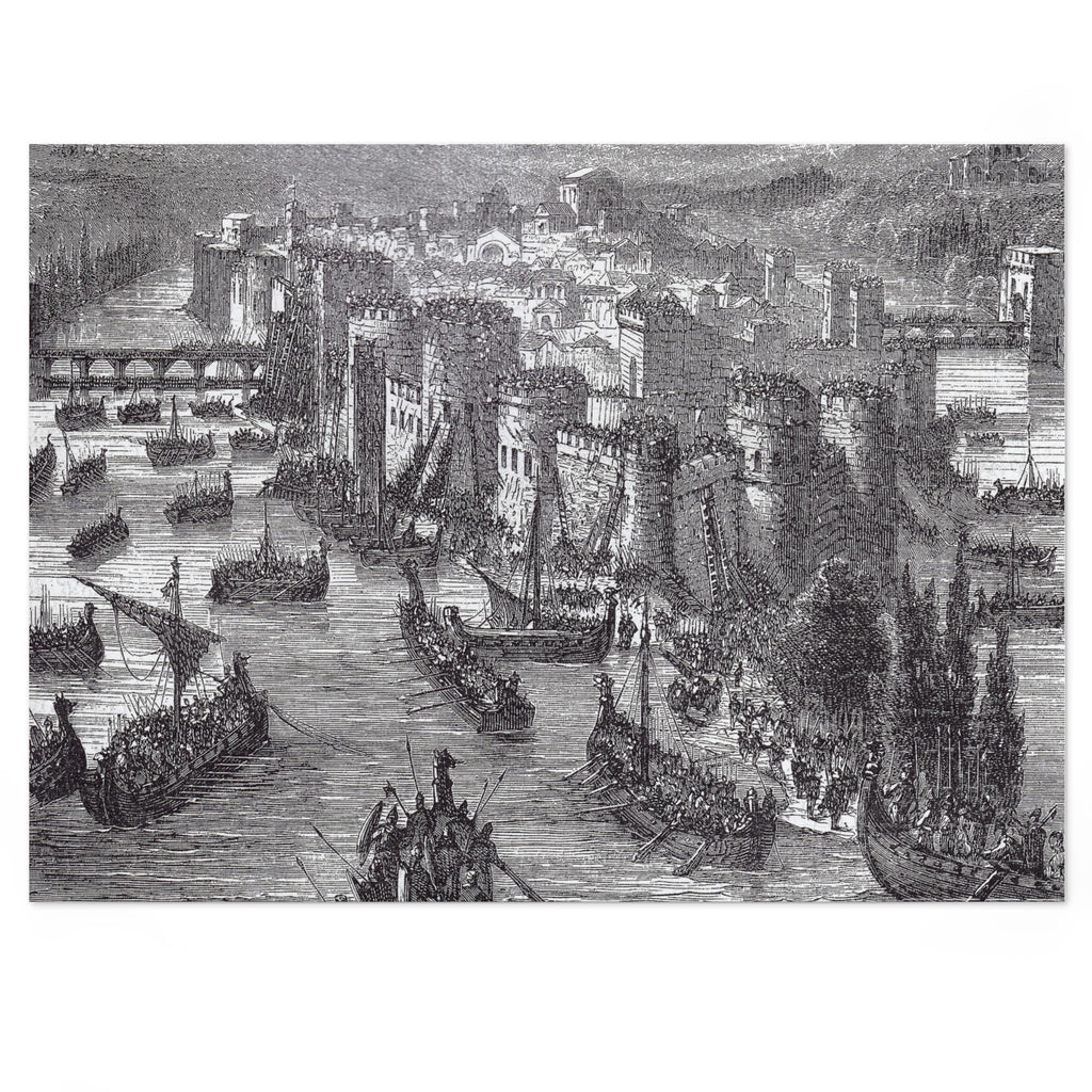 Viking Siege of Paris Puzzle (250, 500 or 1000 pieces)