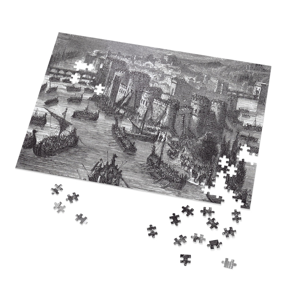 Viking Siege of Paris Puzzle (250, 500 or 1000 pieces)