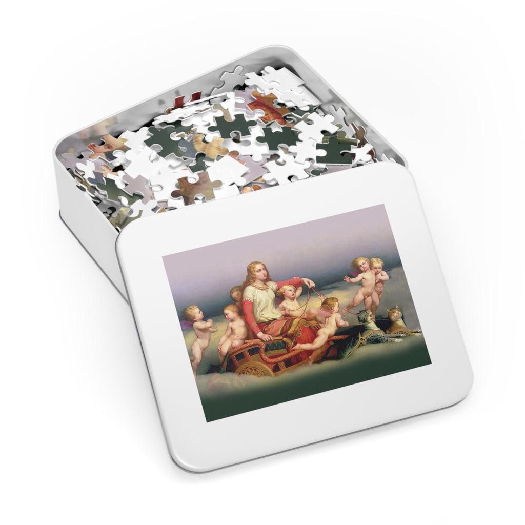 Freya and her Cats Puzzle (250, 500 or 1000 pieces)