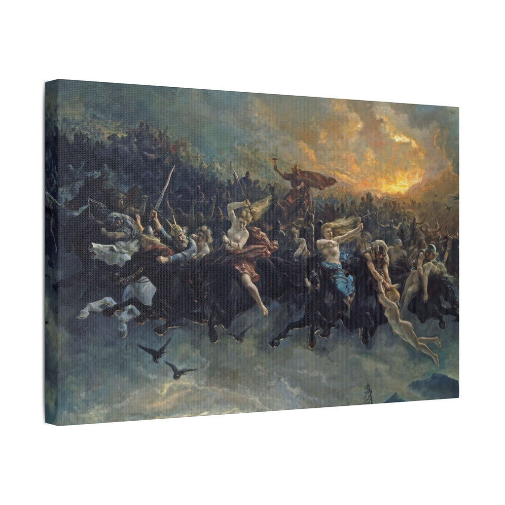 The Wild Hunt of Odin - Canvas Art