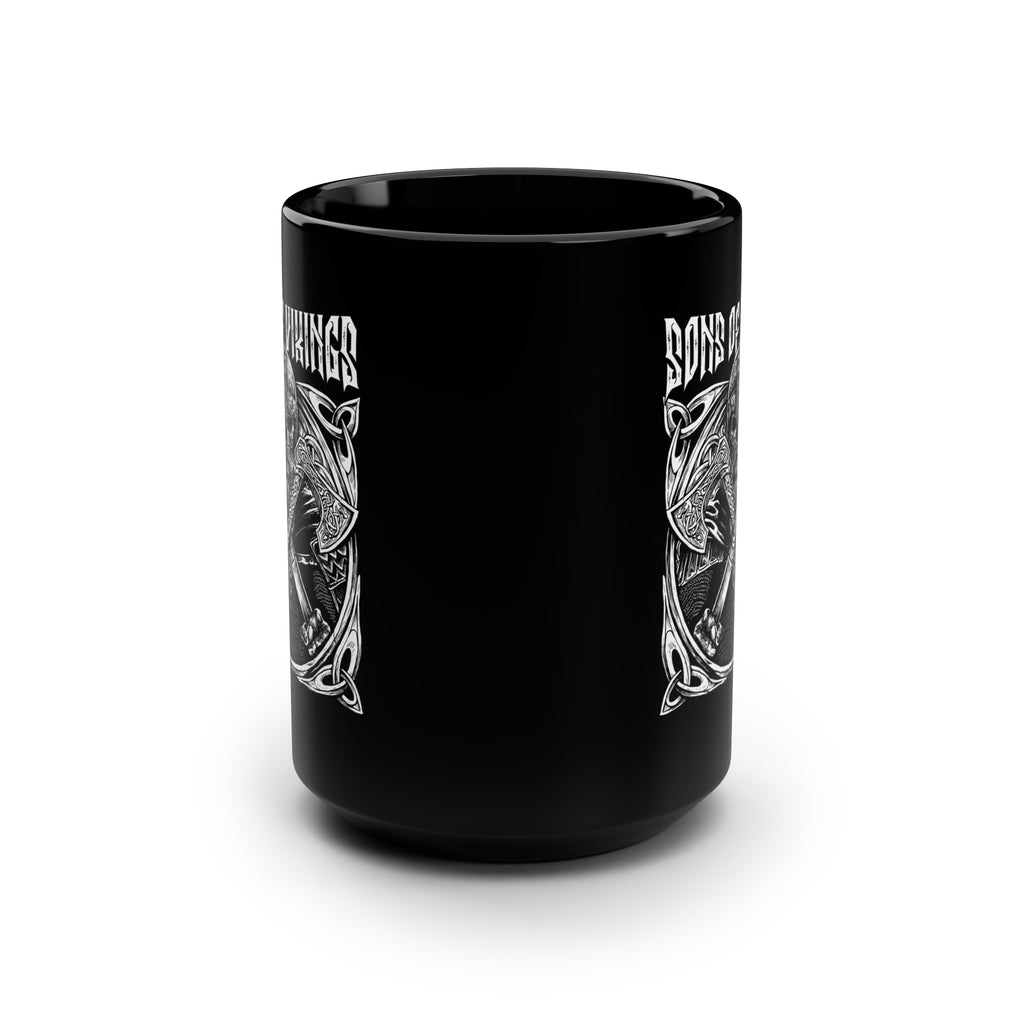 Skull and Axes Coffee Mug