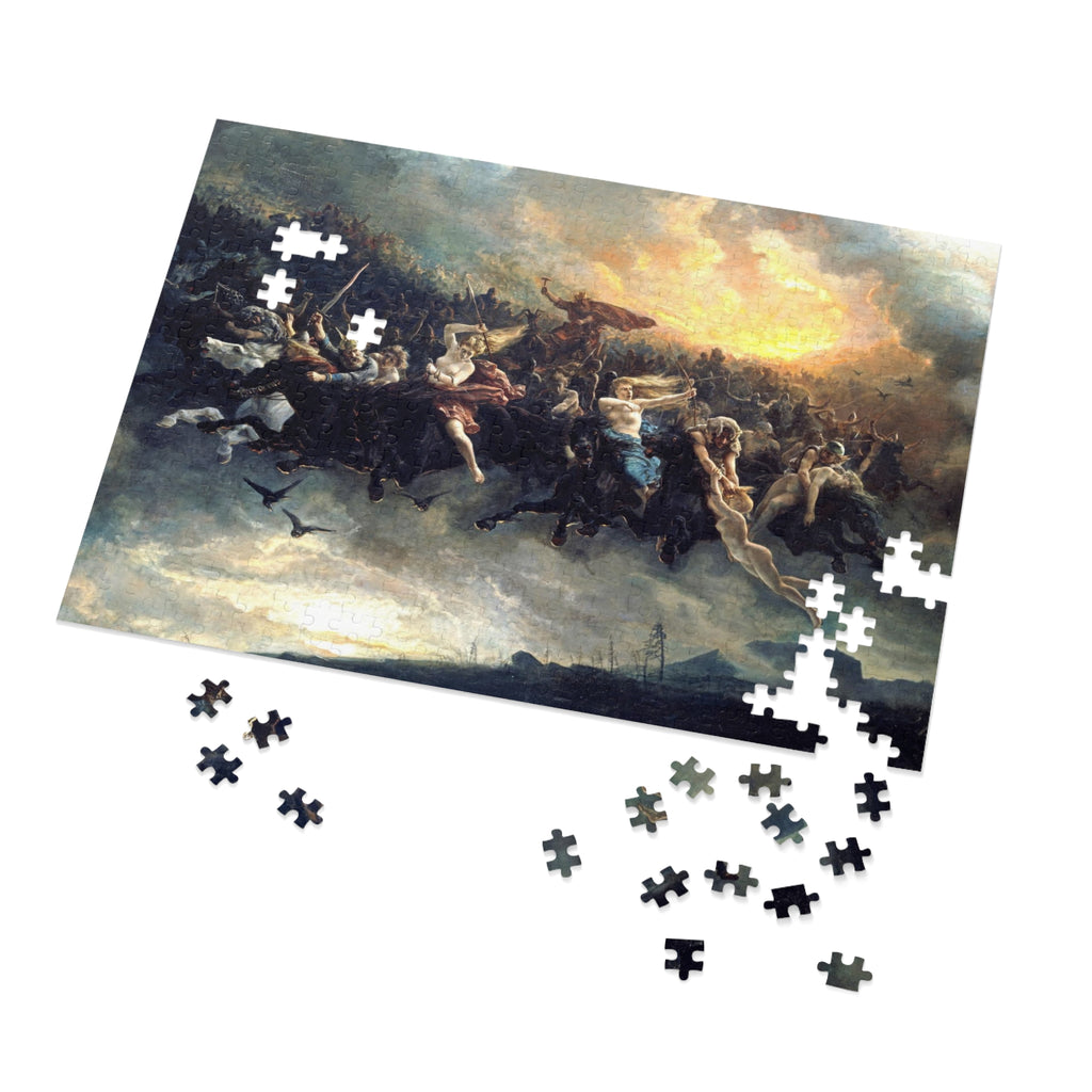 The Wild Hunt of Odin Puzzle (250, 500 or 1000 pieces)