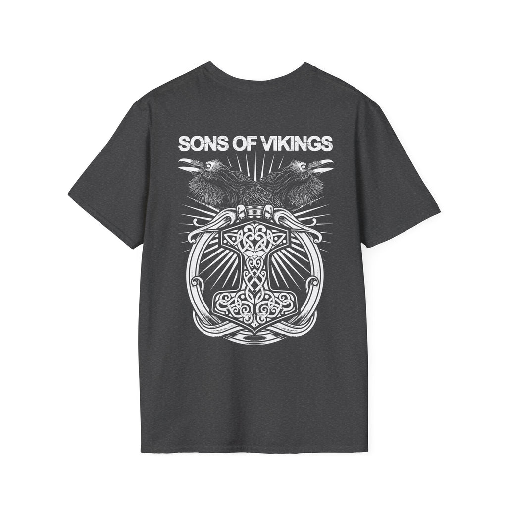 Ravens Mjolnir T-Shirt (design on back)