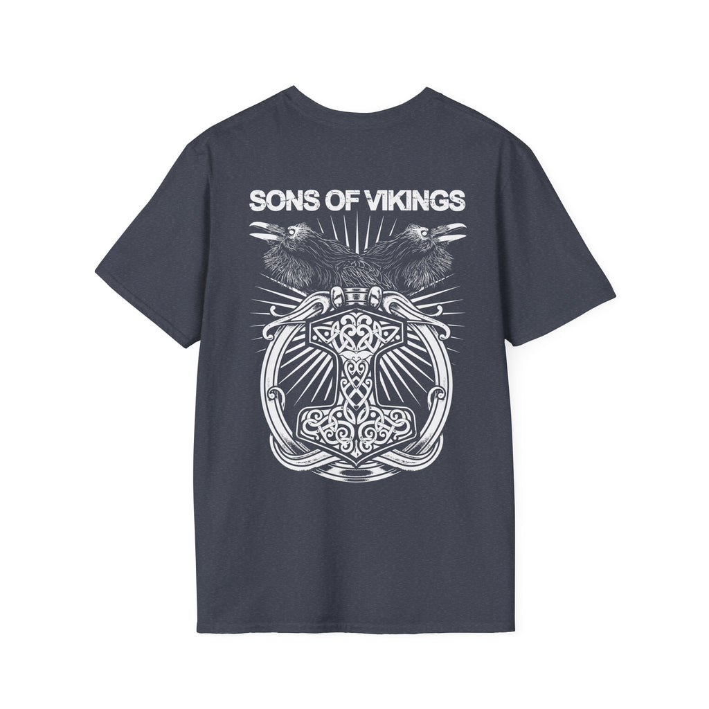 Ravens Mjolnir T-Shirt (design on back)