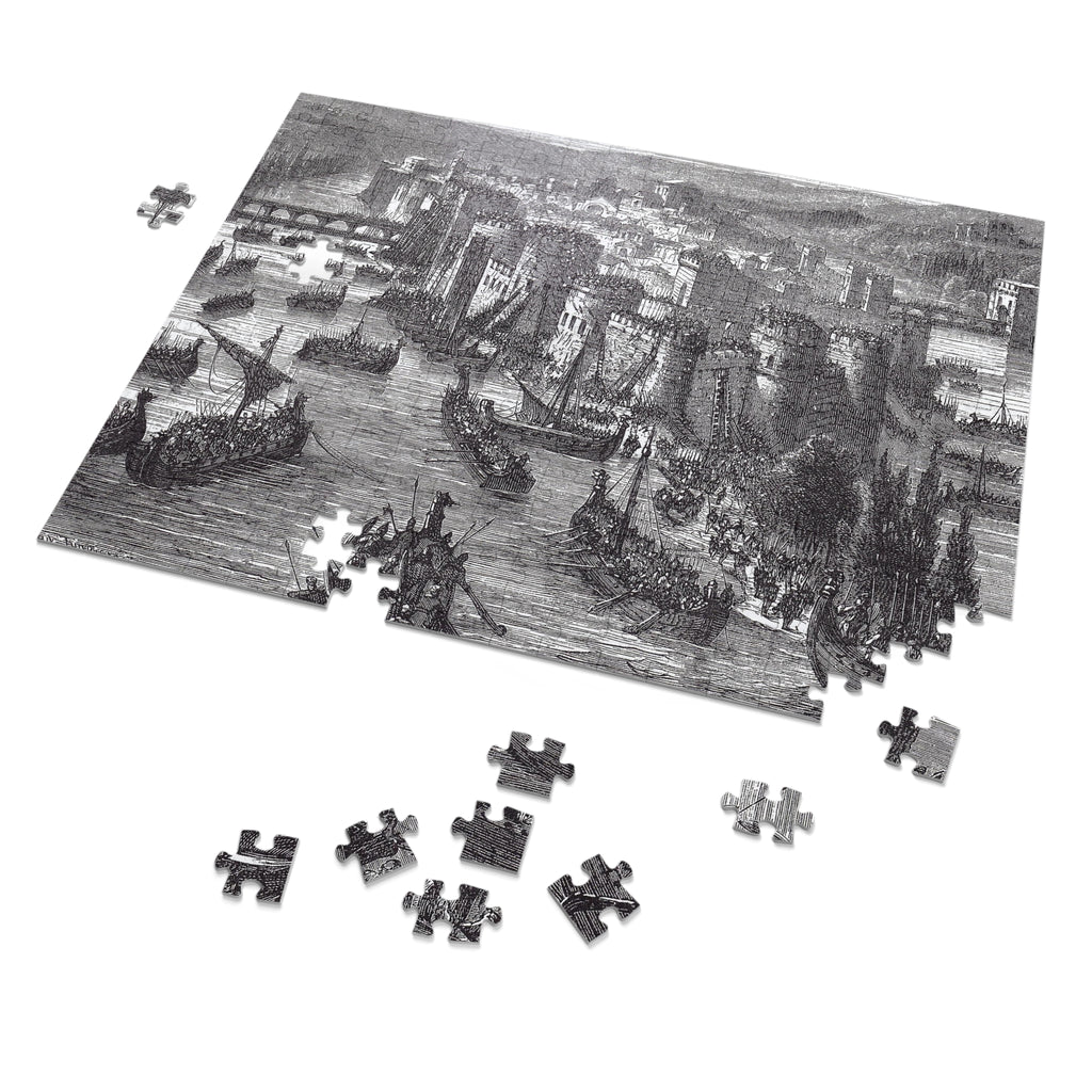 Viking Siege of Paris Puzzle (250, 500 or 1000 pieces)