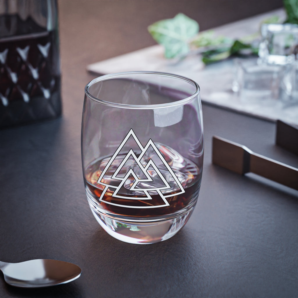Valknut Whiskey Glass