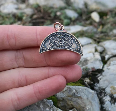 Bronze Luna Necklace