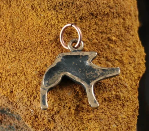 Small Boar Pendant - Bronze