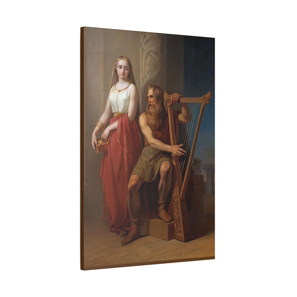 Idun and Bragi - Canvas Art