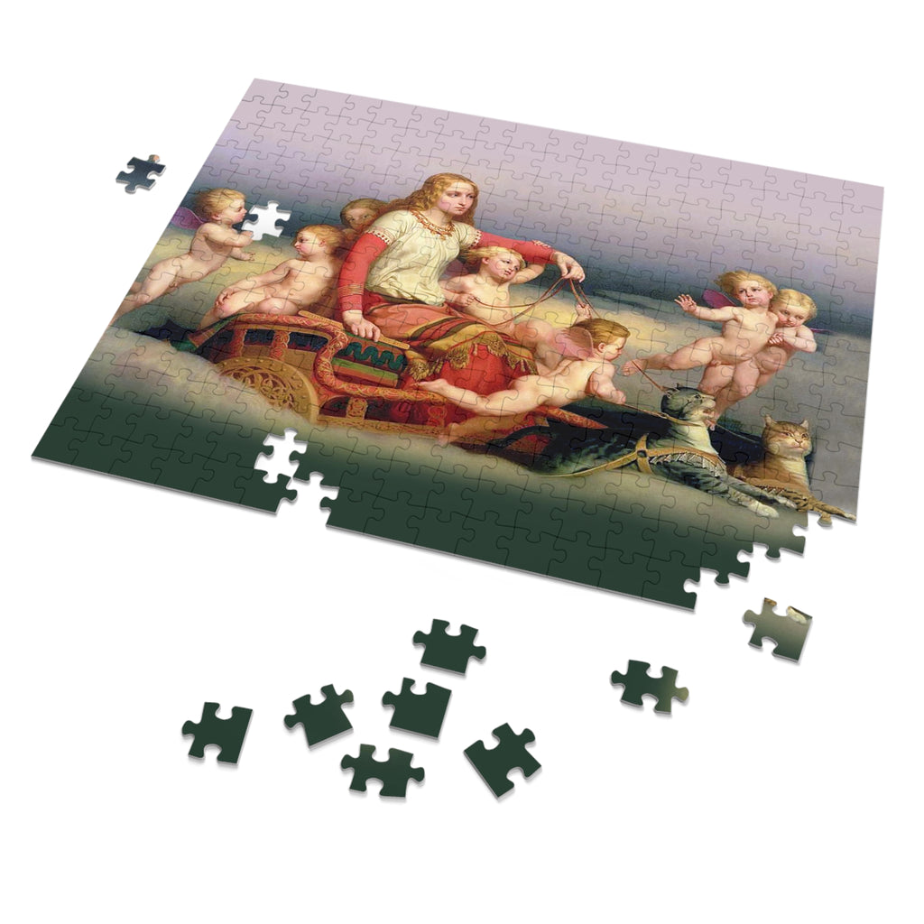 Freya and her Cats Puzzle (250, 500 or 1000 pieces)