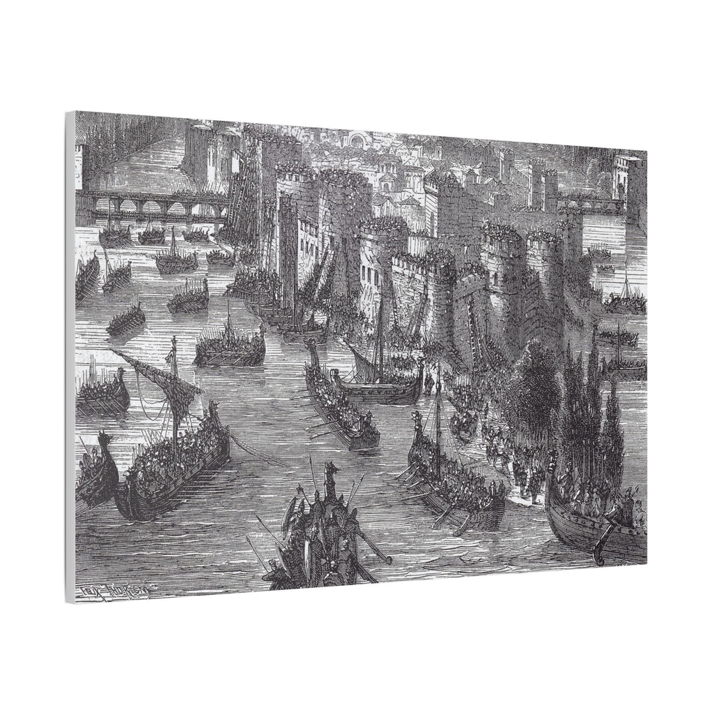 Viking Siege of Paris - Canvas Art