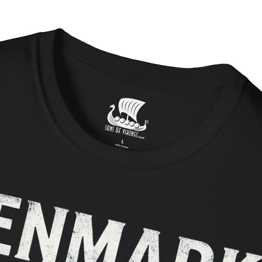Denmark Flag T-Shirt - On Front