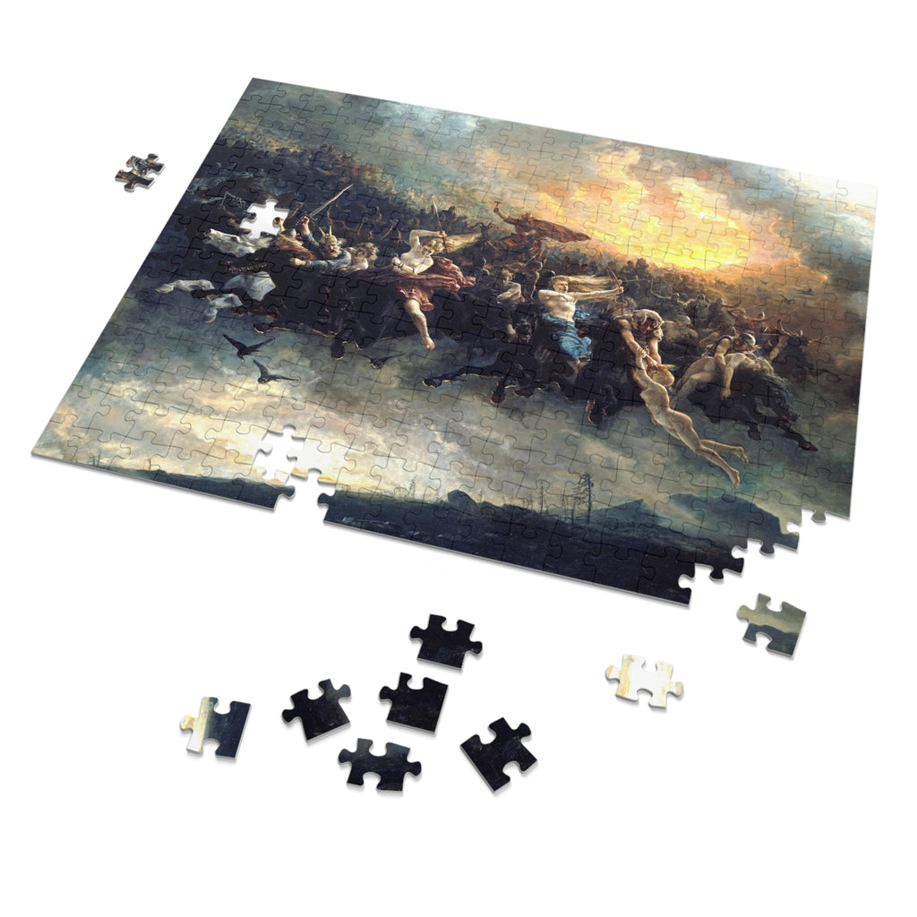 The Wild Hunt of Odin Puzzle (250, 500 or 1000 pieces)