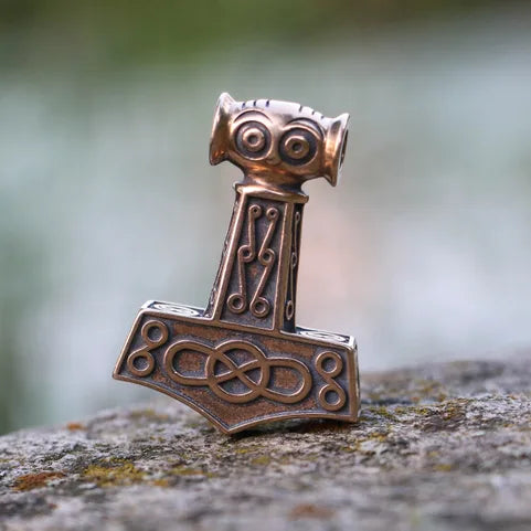2-Sided Bronze Mjolnir