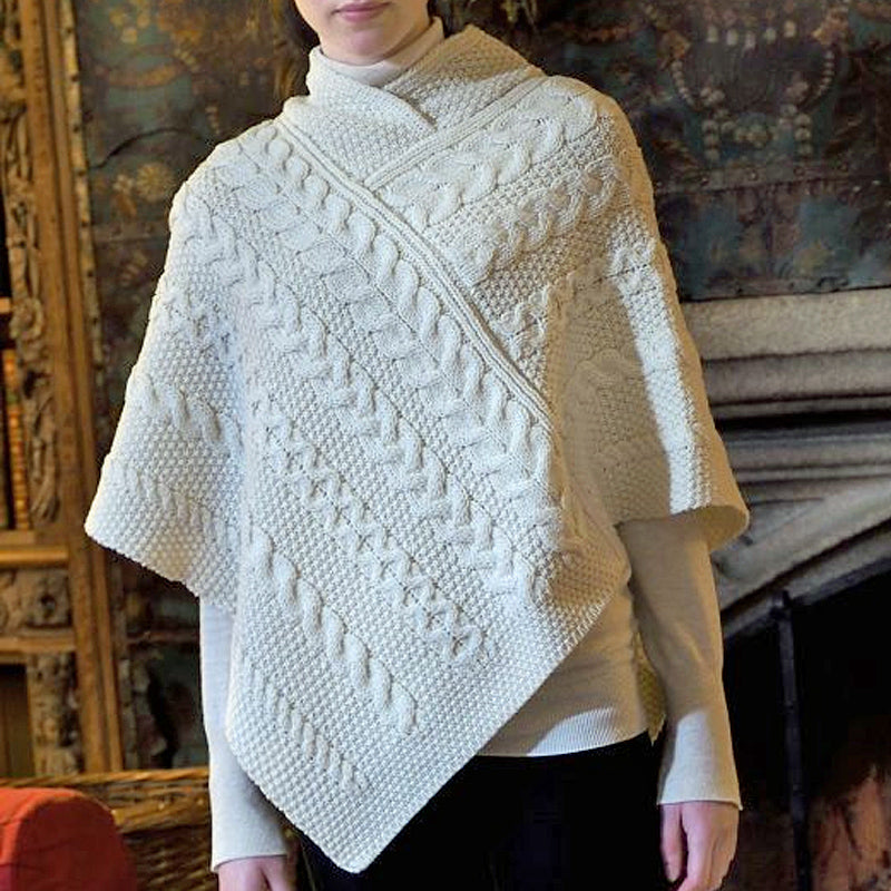 Irish / Aran Wool Cape