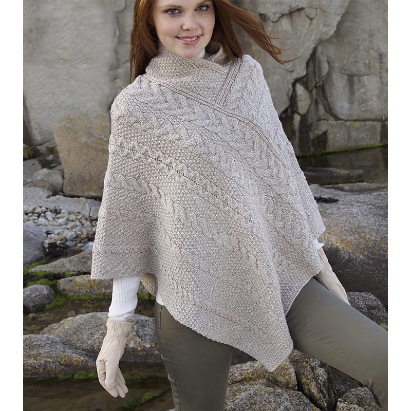 Irish / Aran Wool Cape