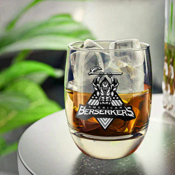 Axe Wielder Whiskey Glass