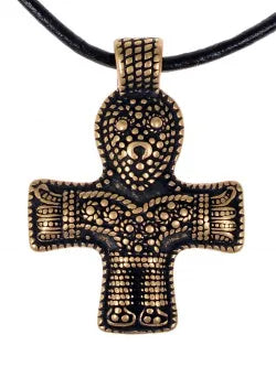 Viking Crucifix Replica - Sterling Silver or Bronze