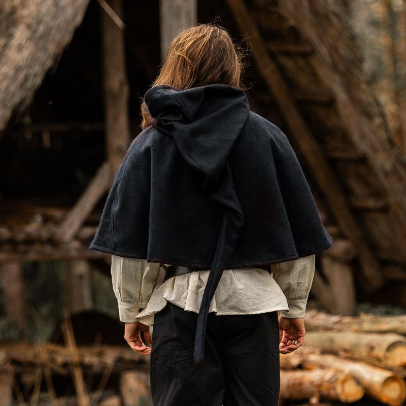 Black Gugel - Wool