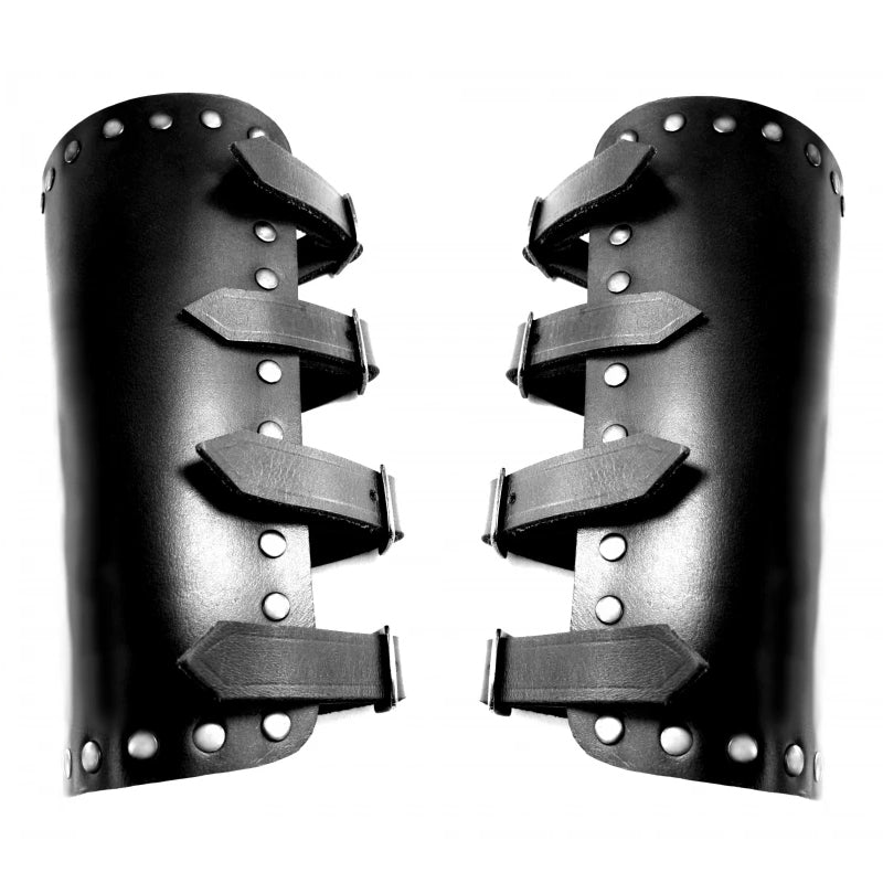 Black Bracers - Leather