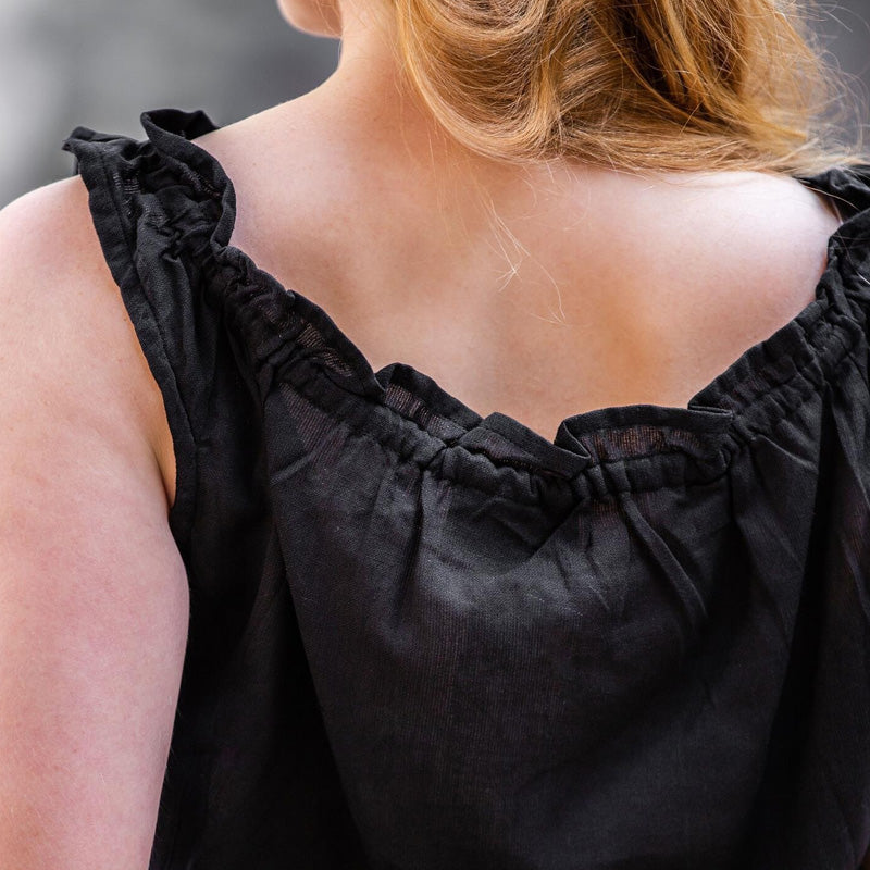 Black Sleeveless Blouse