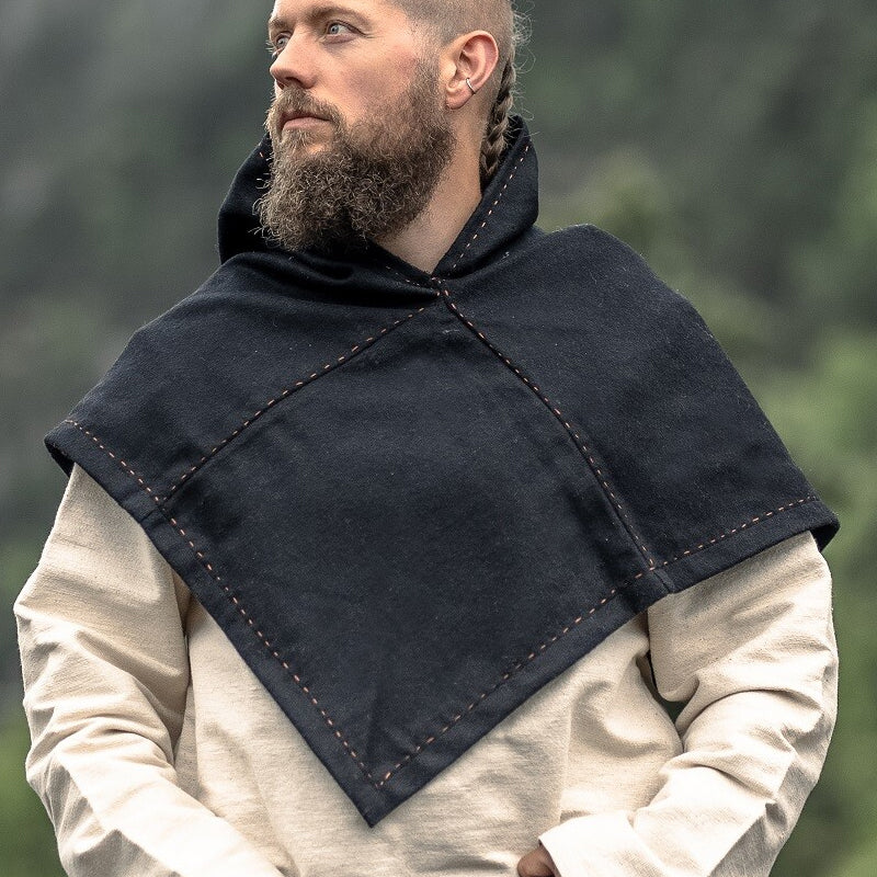 Black Skjoldehamn Hood - Wool