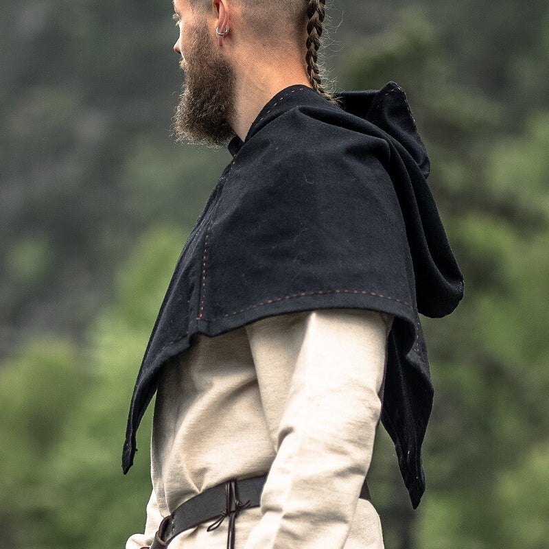 Black Skjoldehamn Hood - Wool
