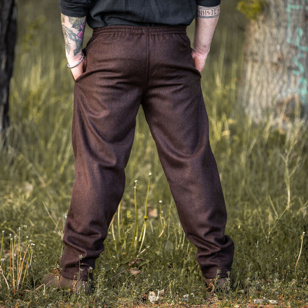 Brown Viking Trousers / Pants - Wool | Medieval Pants – Sons of