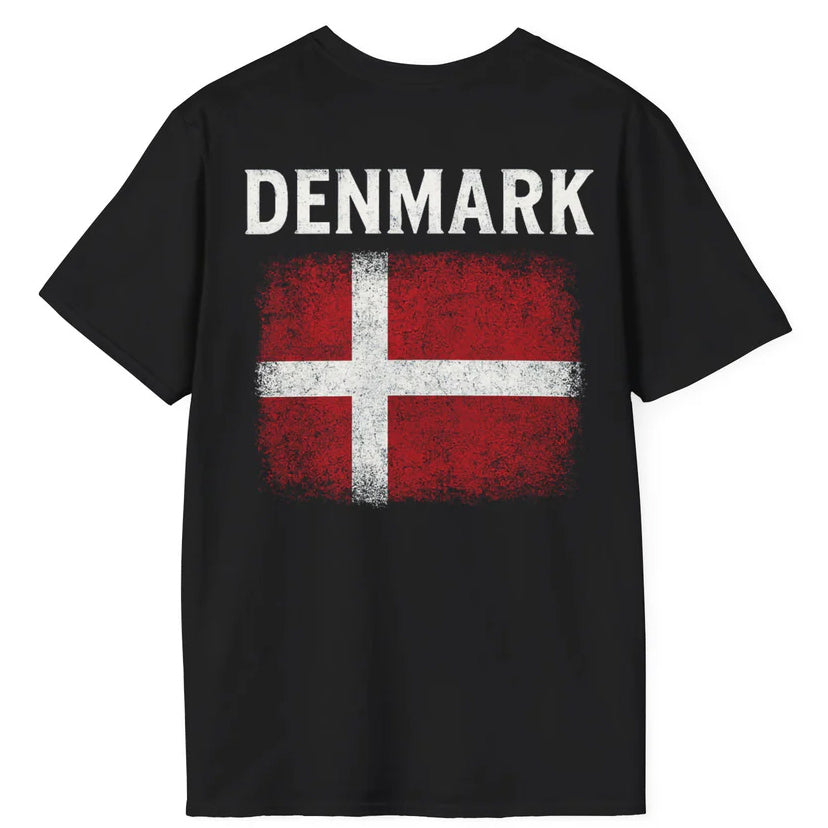 Denmark Flag T-Shirt - On Back
