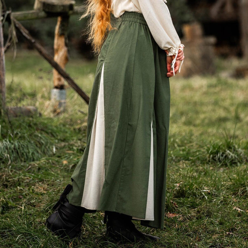 Green and Natural Skirt