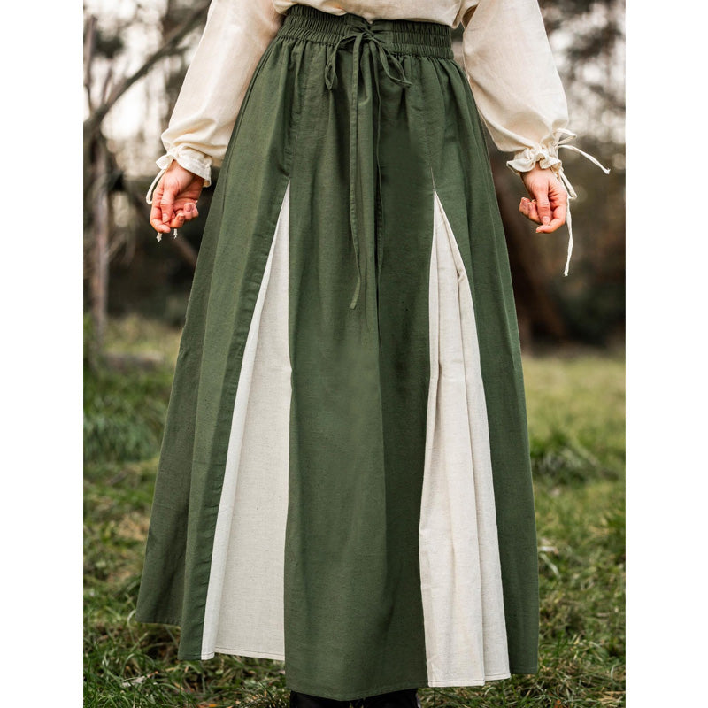 Green and Natural Skirt
