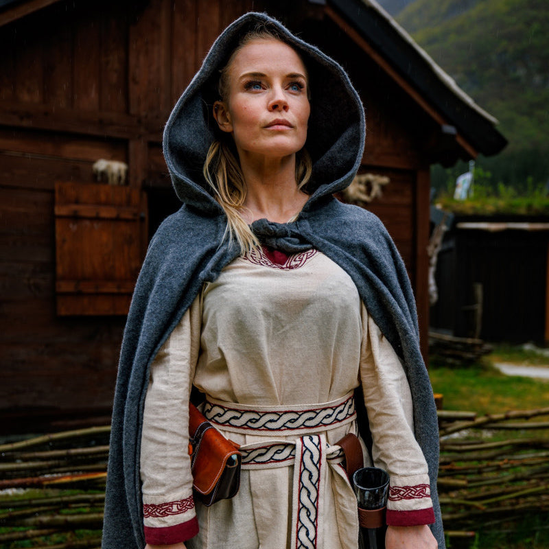 Gray Wool Cloak