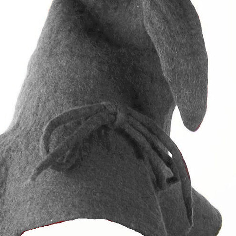 Grey Wizard Hat - Wool