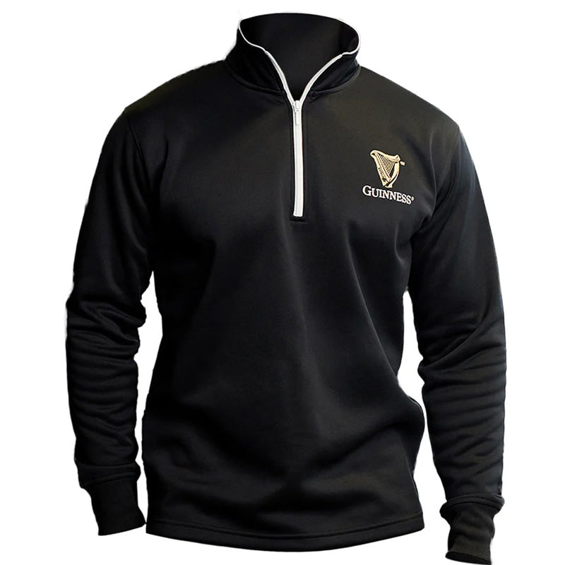 Guinness Quarter Zip Black Jacket