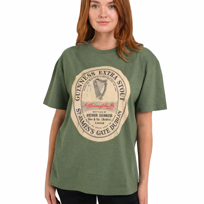 Guinness® Green Distressed Label T-Shirt