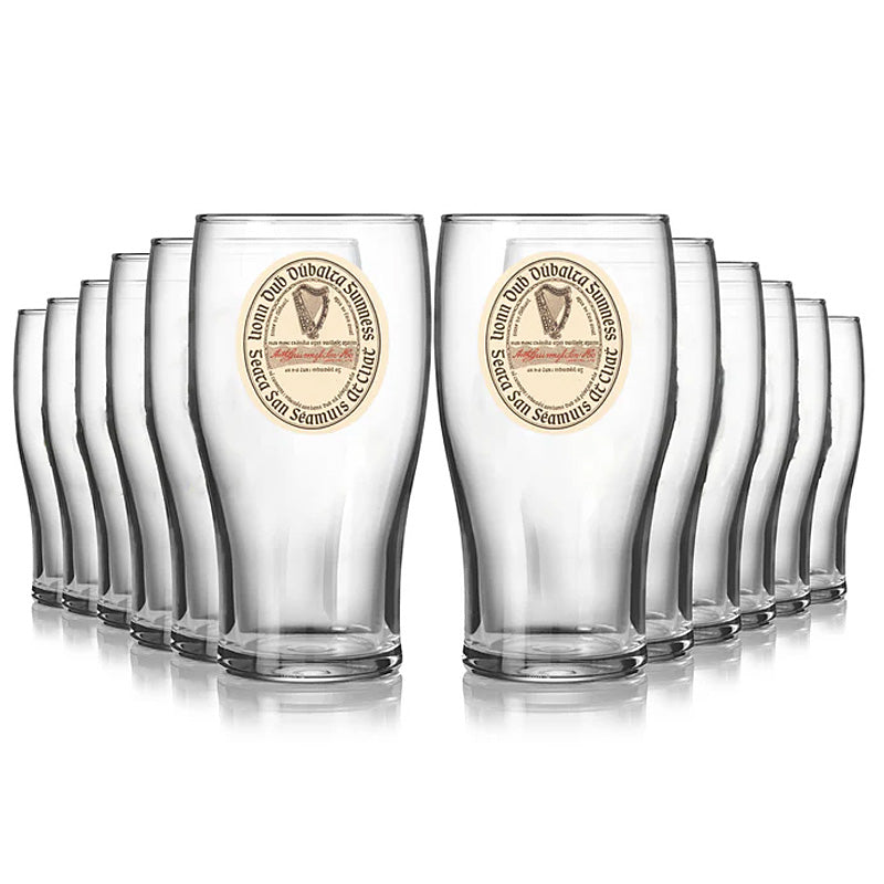 Guinness® Vintage Label Pint Glass