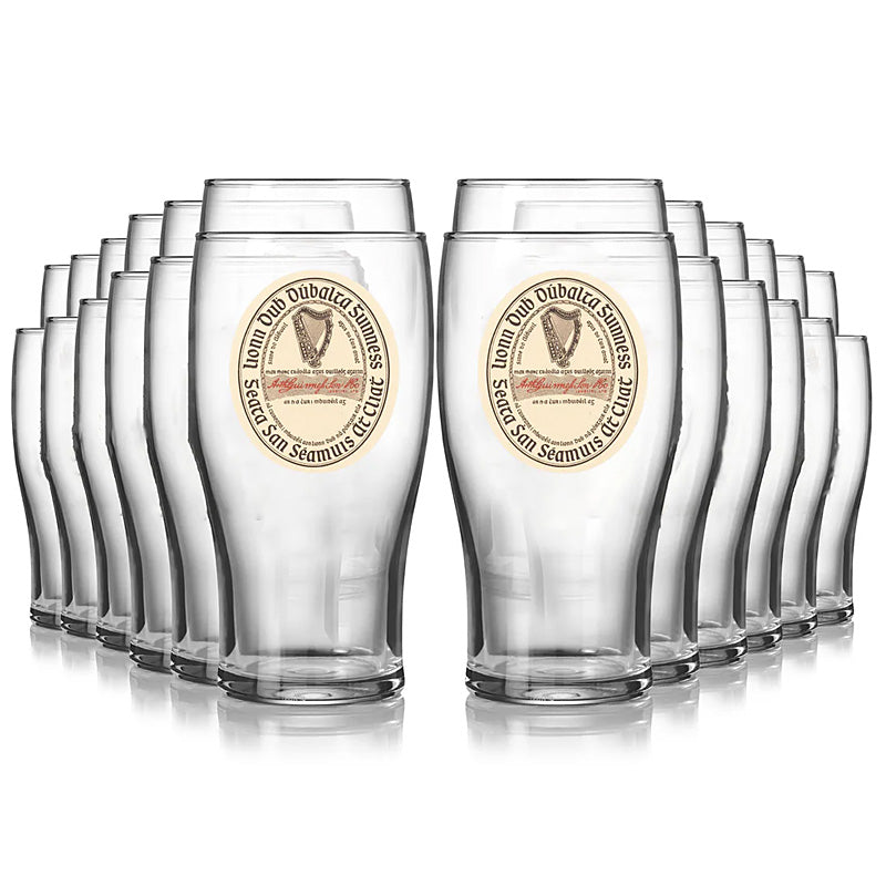 Guinness® Vintage Label Pint Glass