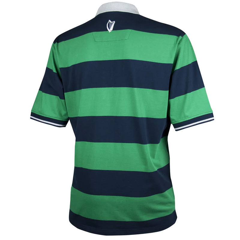 Ireland Harp Striped Golf Shirt