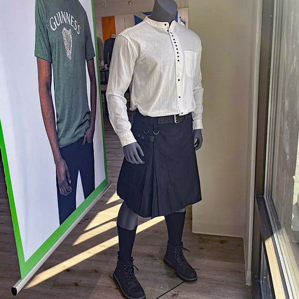 Black Utility Kilt