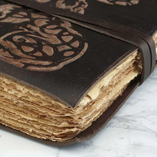 Leather Bound Journal - Wolf