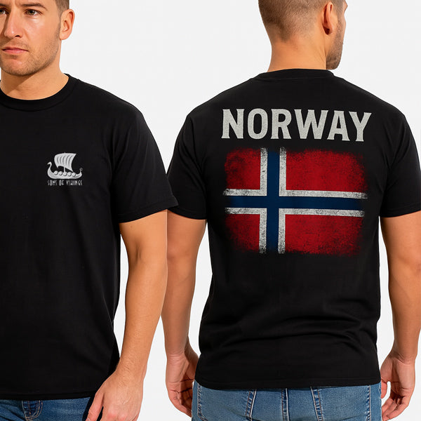 Norway Flag T-Shirt - On Back