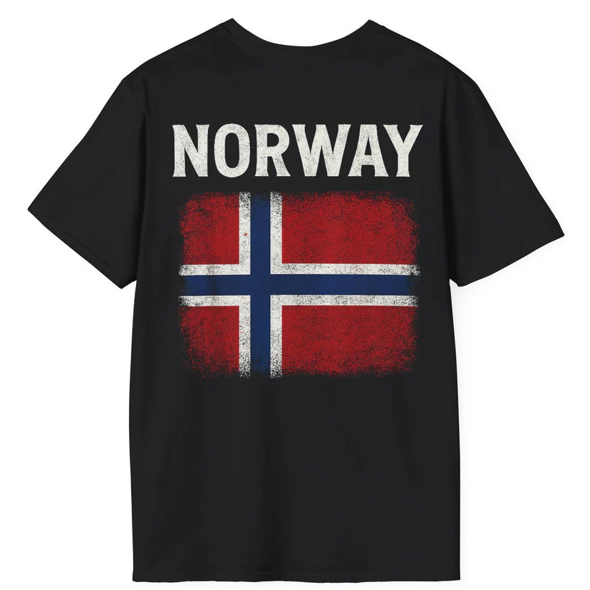 Norway Flag T-Shirt - On Back