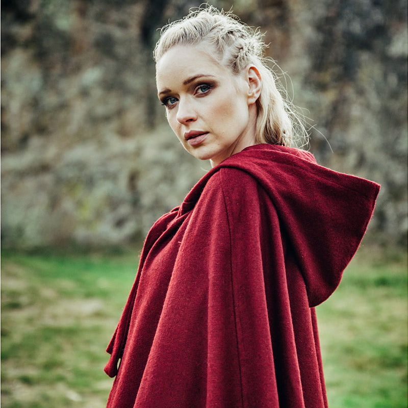 Red Wool Cloak
