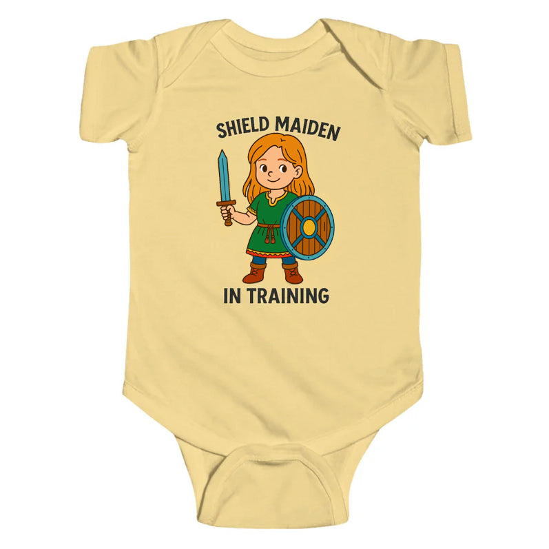 Shield Maiden in Training Baby Bodysuit