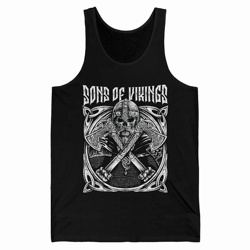 Skull and Axes Tank Top
